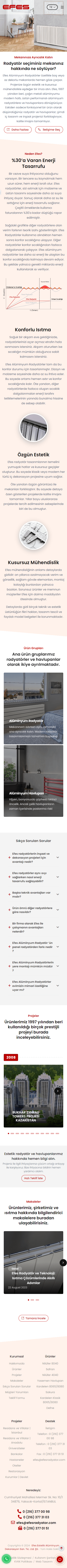 Fatih Web Tasarım Proje Detayı Mobil Görünüm