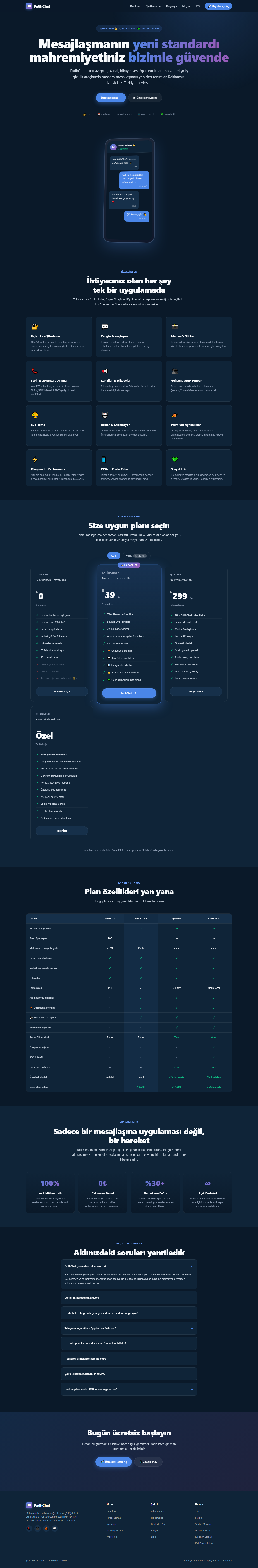 Fatih Web Tasarım Proje Detayı Masaüstü Görünüm