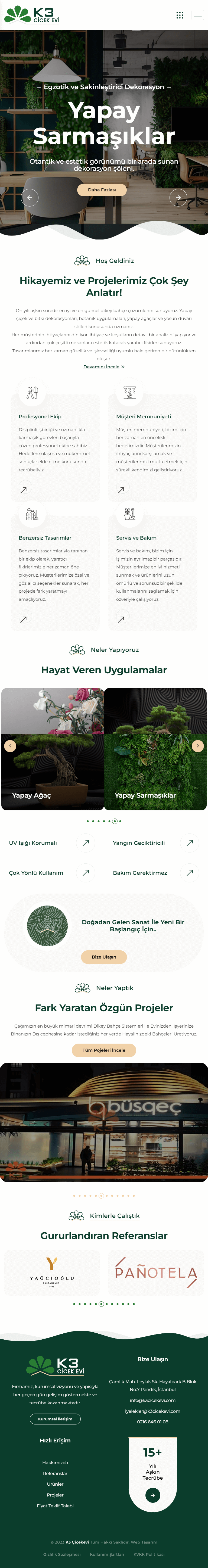 Fatih Web Tasarım Proje Detayı Tablet Görünüm